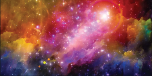 Colorful galaxy representing innovation